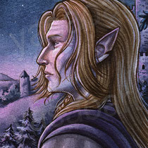 "Til I hear you sing" - Aceo of Jehldis painted in May 2021.