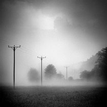 Title: "After the thunderstorm 03, b&w"