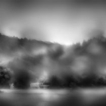 Title: "Liquid landscape 01, b&w"