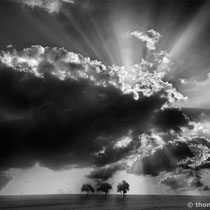 Title: "rays of light 01, b&w"
