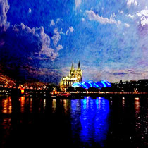 Vom anderen Ufer – Dom zu Köln, Limitierter Fotoabzug 68 x 48cm, 150,- €