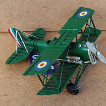Avión hojalata. Ref 15469. 15x15x8