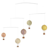 Móvil globos aerostáticos colores primarios. Ref AP128. 85x66,5x9