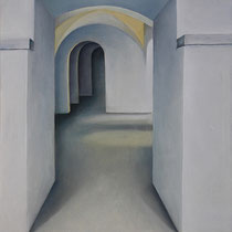 verkauft Durchgang1  70x100cm Ölfarbe auf Leiwand 2014