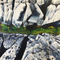The Burren 7 100x70cm Mischtechnik auf Leinwand 2021
