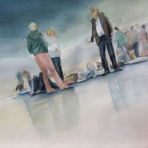 Überforderung 55x76cm Aquarell auf Spezialpapier 2016