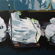 Schüttgut 70x100cm Ölfarbe auf Leinwand 2022