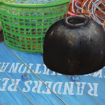Grüner Korb 70x50cm Pastellkreide auf Spezialpapier 2013