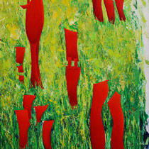 Gruppendymanik 119x80 Acrylfarbe auf Leinwand 2013