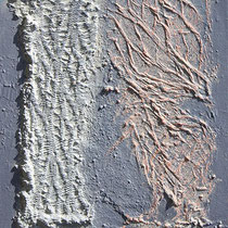 Begegnung 40x30cm Mischtechnik mit Ölpastellkreidenauf Leinwand 2020