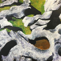 The Burren 8 100x70cm Mischtechnik auf Leinwand 2021