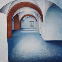 Bogenraum 80x100cm Ölfarbe auf Leiwand 2014