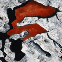 The Burren 5  90x70cm Mischtechnik auf Leinwand 2021