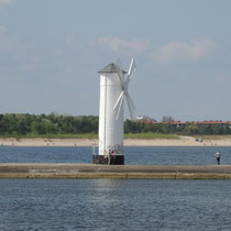 Die Hafeneinfahrt vonSwinemünde