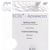 ECDL Advanced in Word