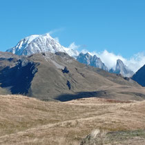Le Mont Blanc vu du col du Petit St Bernard.