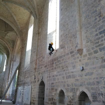 ©Florian Chenu Lavage de Baies Vitrées Abbaye de Beaulieu en Rouergue