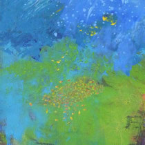 "Karibik", Acryl auf Leinwand, 100 x 120 cm, Preis: € 350,00