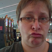 sad duckface is leaving Vegas