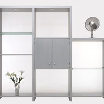 Wangenlösung in silbergrau mit Metallic-Effekt