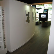 Musterschrank in der Ausstellung Fa. pronorm Einbauküchen, Vlotho