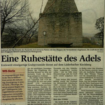 Werra-Rundschau-Artikel über die Lüderbacher Grabpyramide