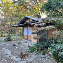 Teehaus im Herbst