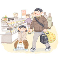 年末のデパ地下(2023) 大晦日のデパ地下は激混みですが、活気があって好きです。