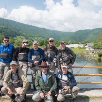 die ganze Truppe, inkl. Ado und den beiden Bündnern.