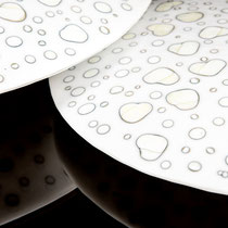 Cosmos, Werkgruppe, Detail, 2023, Ø 48 und Ø 38