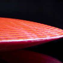 Spirale rot-orange, Werkgruppe, Detail, 2023, Ø 48