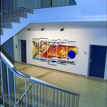 Konzentration, 2005, 400 x 190 x 2 cm