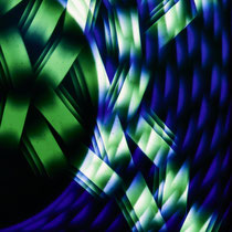 2024 / Überfangglas graviert, übereinander gelegt und fotografiert / 20 x 30 cm  / ohne Rahmen