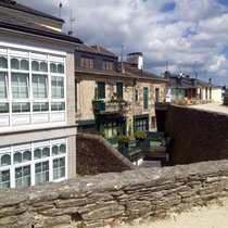 Lugo, Galicia - auf der Stadtmauer "La Muralla de Lugo"