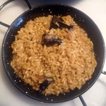 Arroz con setas