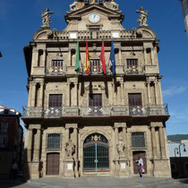 Das Rathaus von Pamplona