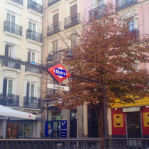 Metro-Station Chueca im Zentrum von Madrid