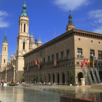 im Stadtkern von Zaragoza