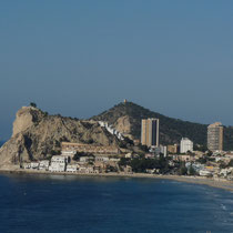 La playa ponente de Benidorm