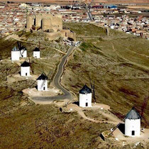 Die Mühlen von Consuegra (La Mancha)