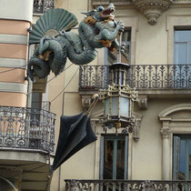Fachada en "La Rambla" de Barcelona