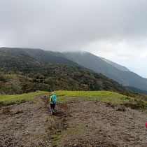 ホッケ山からはなだらかな丘陵地帯