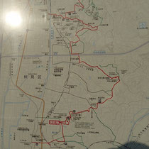 京都東山トレイルの地図