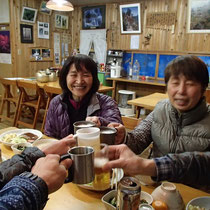 お楽しみの夕食です
