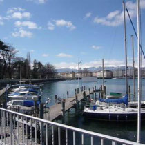 Puerto de Genève (Ginebra), Lago Leman.