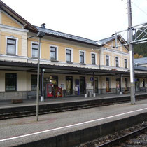 Parte trasera de la estación de Bad Ischl