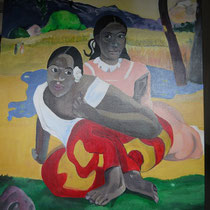 Nafea nach Gauguin, Acryl auf Leinwand, 80 x 100 cm