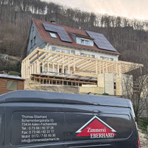 Wohnraumerweiterung / Anbau mit Terrasse