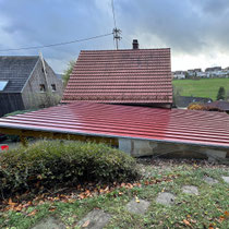 Garagenerweiterung / Blechdach