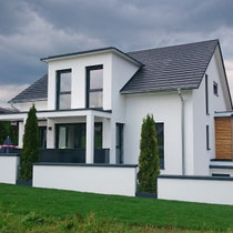 Dachstuhl mit integrierter Solaranlage